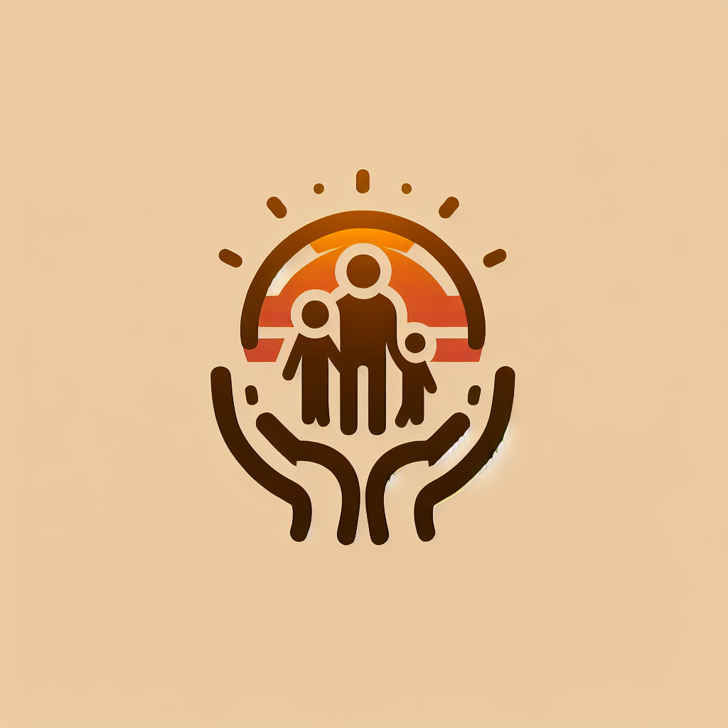 Un logo para un blog dirigido de un padre a sus hijos, capturando la esencia de la paternidad y la conexión familiar en un diseño cálido y acogedor, con un toque personal y significativo.